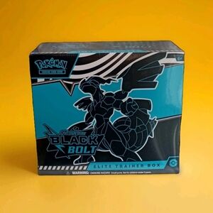 Scarlet & Violet Black Bolt Elite Trainer Box - Teal/Black New Box Sealed Mint